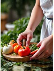 Sustainable food zero waste cooking